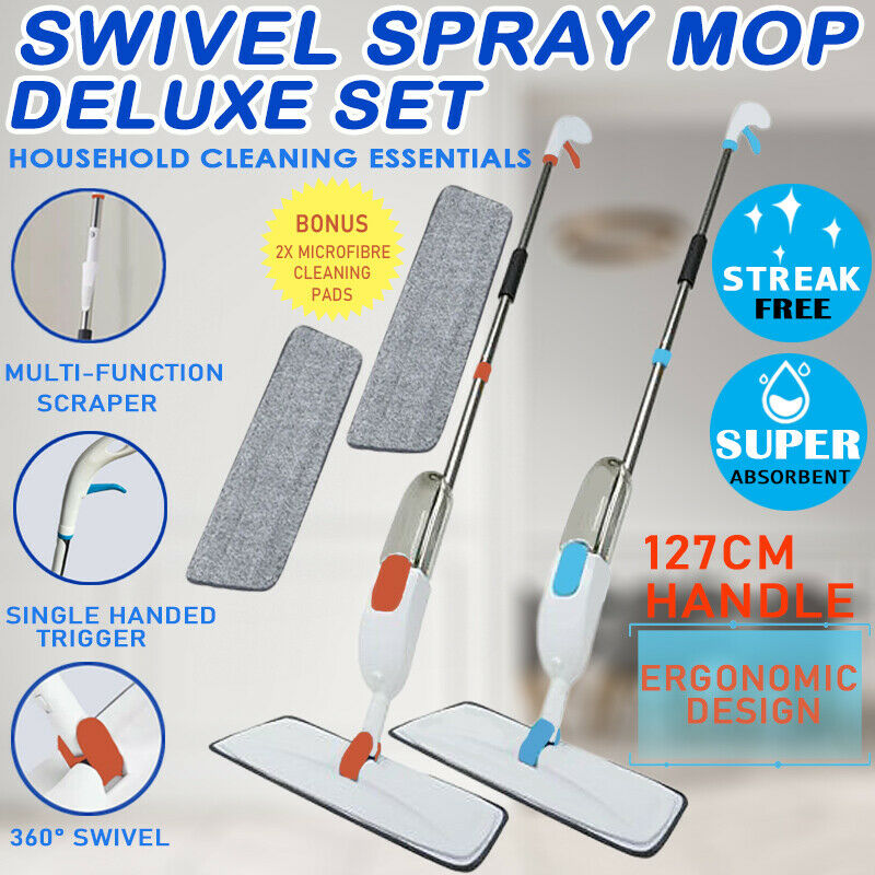 Spray Mop Microfiber Flat Mops – Smart Home