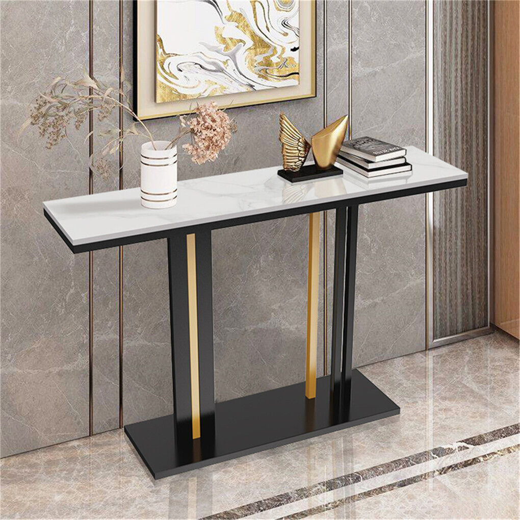 Delicate Texture Marble Console Table Entry Table – Smart Home