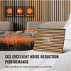 4PCS Premium 23.6 x 47.2 inch Light Oak Wood Slat Acoustic Panels for Modern Wall Decor