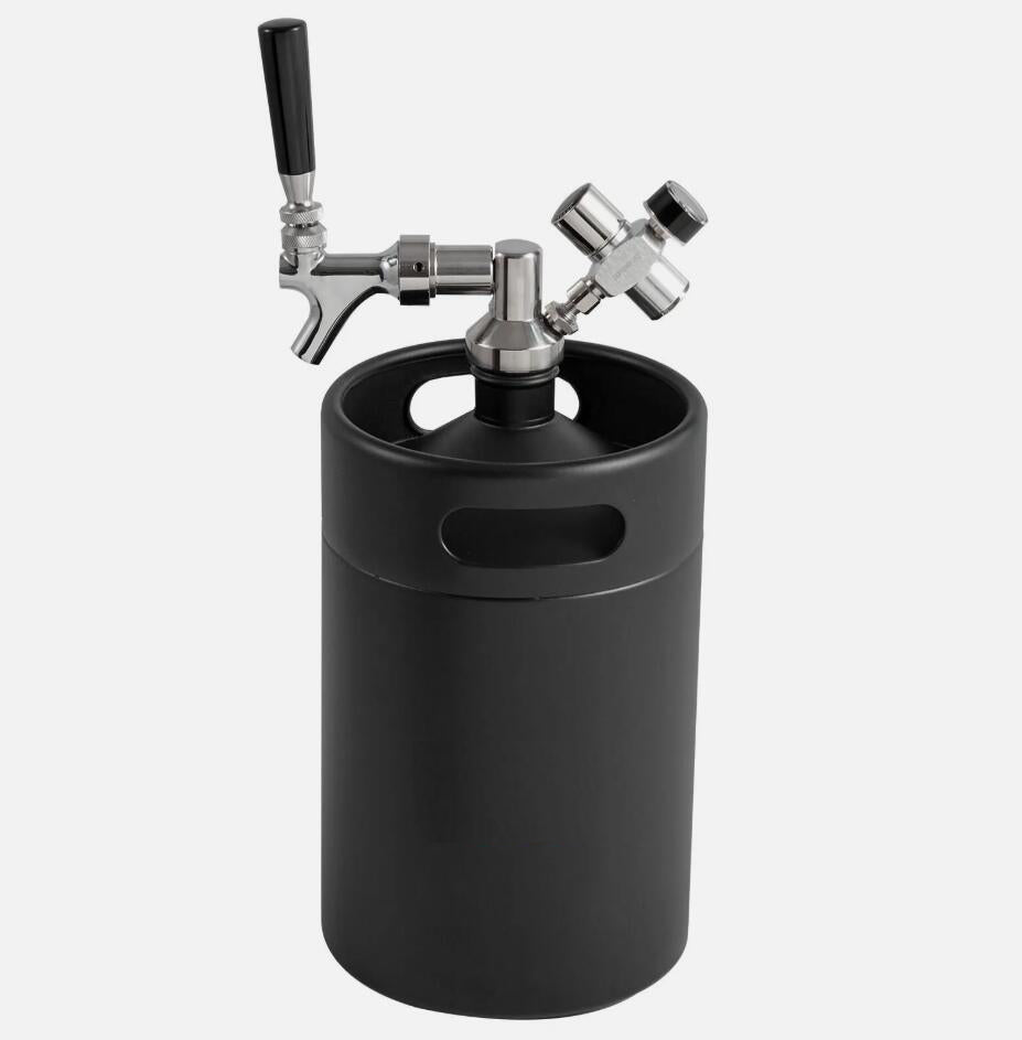 5L Adjustable Mini Beer Keg Pressurized Growler Draft Beer Growler Home Portable AU