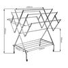 6 Tiers Stainless steel Foldable Clothes Airer Heavy Duty Collapsible Clothes Drying Rack