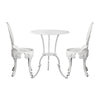 3PCS Premium Outdoor Cast Aluminium Table and Chair Bistro Setting Patio Set