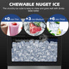 45KG/24HR Stainless Steel Commercial Ice Maker Machine Portable Ice Cube Tray