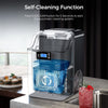 2.8L Portable Efficient Nugget Ice Maker Countertop with Self-Cleaning for Home Kitchen Office Bar