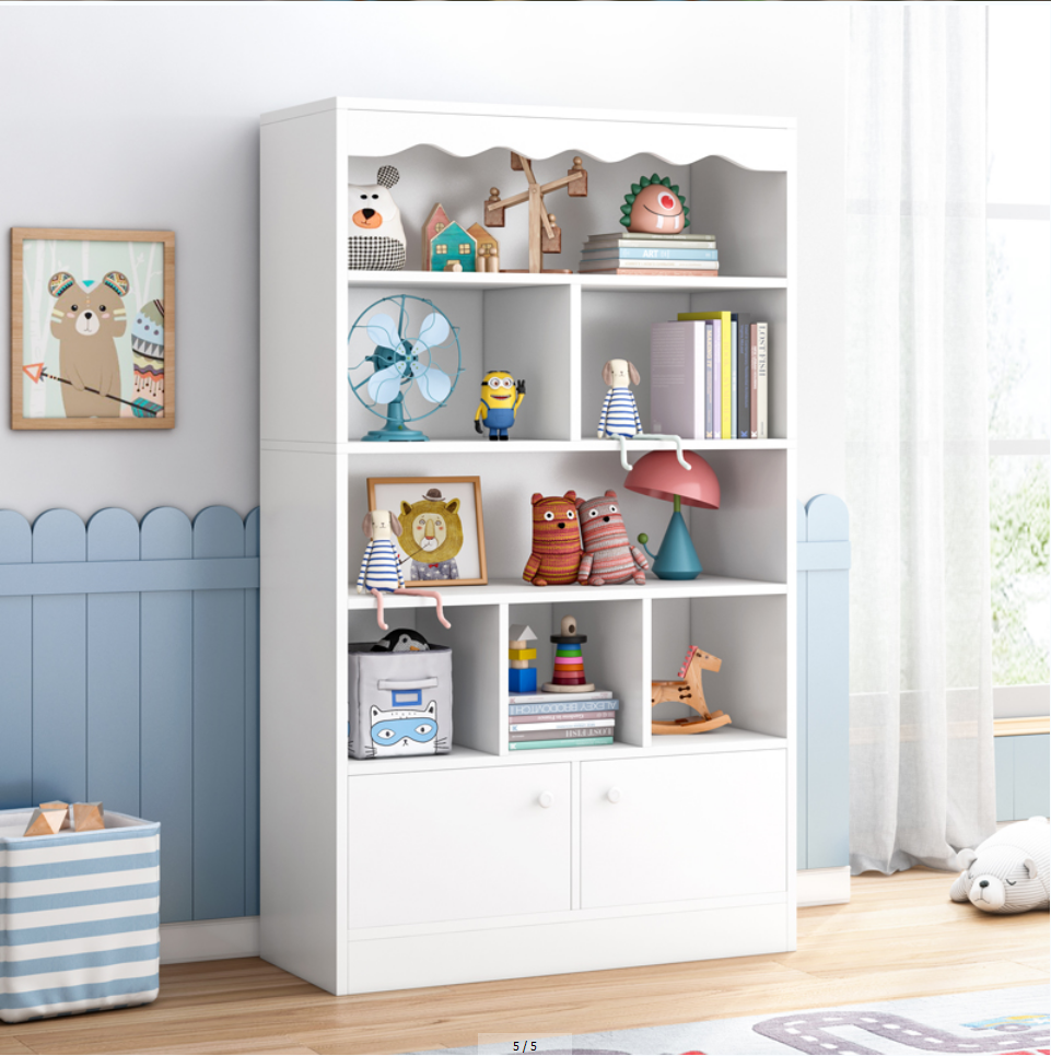 Bookshelf Kids Bookcase Display Rack Organiser Children Cabinet – Smart ...