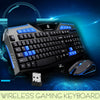 Wireless Gaming Keyboard and Mouse Set for PC Laptop with NANO receiver