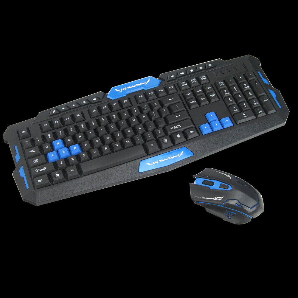 Wireless Gaming Keyboard and Mouse Set for PC Laptop with NANO receiver