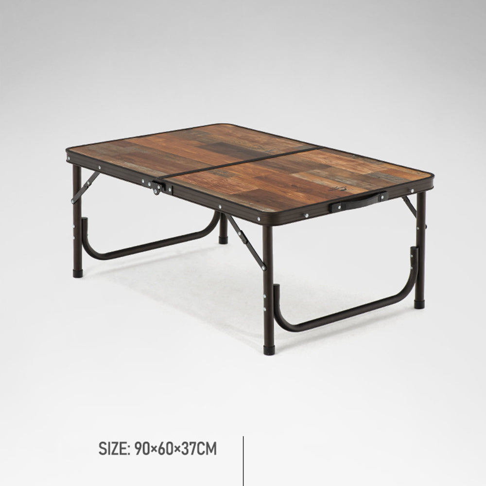 Retro Foldable Portable Camping Table Desk