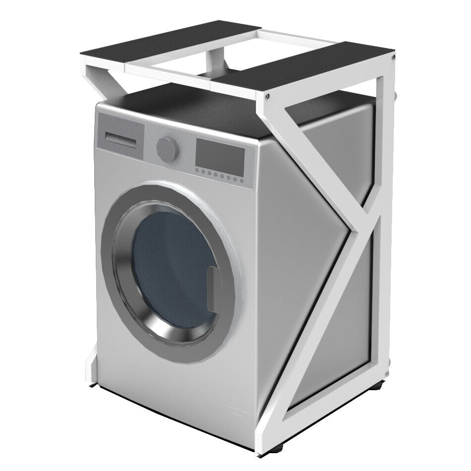 Adjustable Front Loading Washer Machine & Dryer Holder Shelf