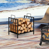 46CM Firewood Rack Decorative Steel Firewood Storage Log Holder