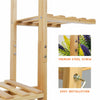 6/7 Pot Bamboo Flower Shelf Rack Plant Stand