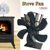 6 Blades Fireplace Fan Heater